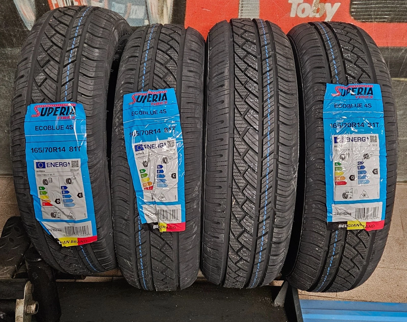 PNEUMATICI AUTO SUPERIA 165/70 R14 81T 4 STAGIONI M+S NUOVI - immagine 2
