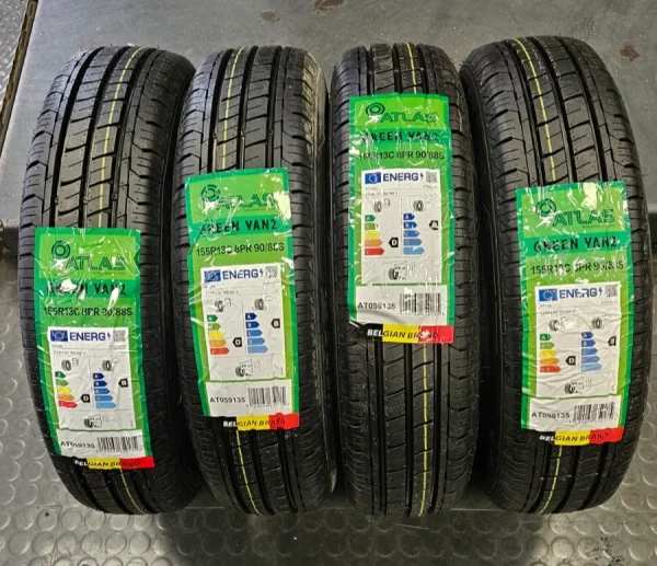 PNEUMATICI FURGONE 155 R13C 90/88 S 8PR ATLAS GREEN VAN2 ESTIVI - immagine 2