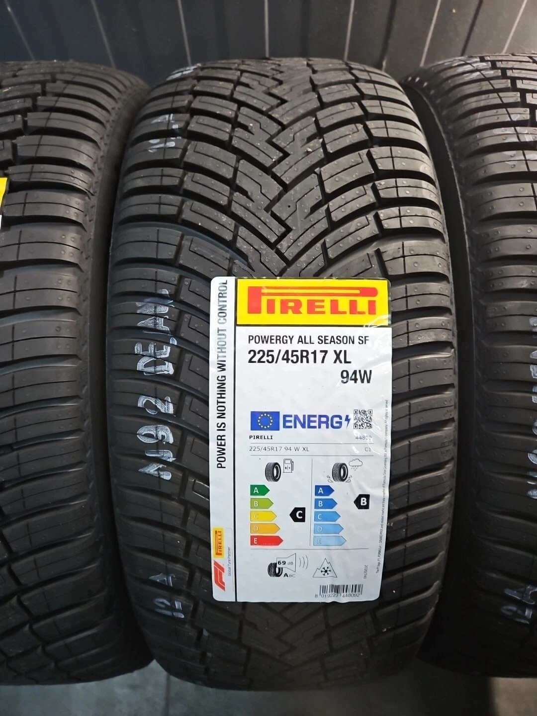 PNEUMATICI AUTO 225/45 R17 94W XL M+S PIRELLI POWERGY ALLSEASON 4 STAGIONI - immagine 2