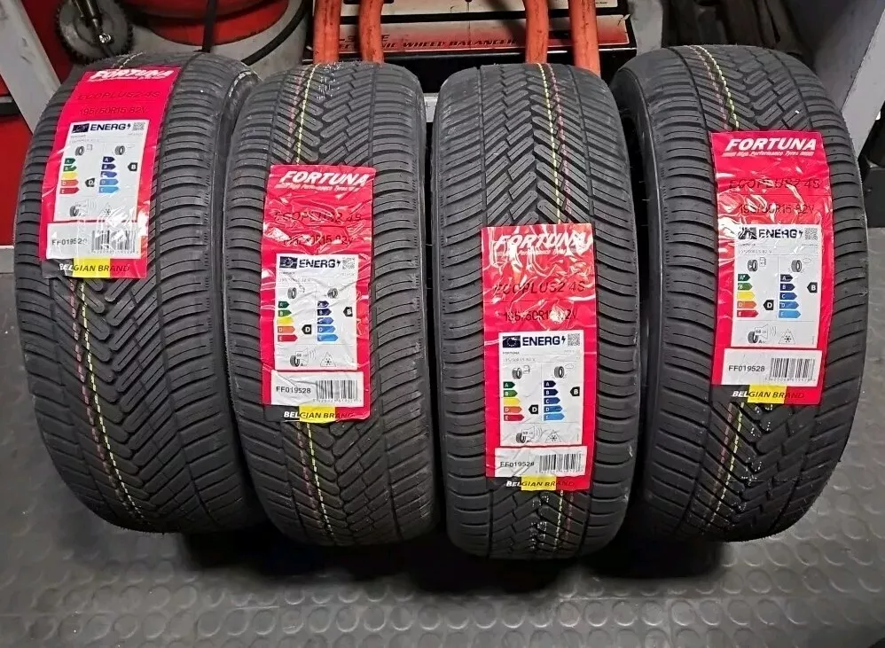 PNEUMATICI NUOVI FORTUNA ECOPLUS2 195/50 R15 82V M+S 4 STAGIONI - immagine 2