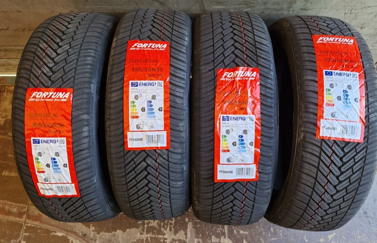 PNEUMATICI AUTO 195/55 R16 91V XL FORTUNA ALLSEASON M+S 4 STAGIONI - immagine 2